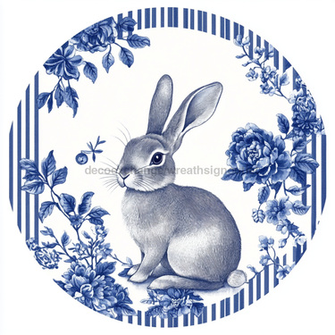 Easter Rabbit Sign, DCO-13326, Sign For Wreath, 10